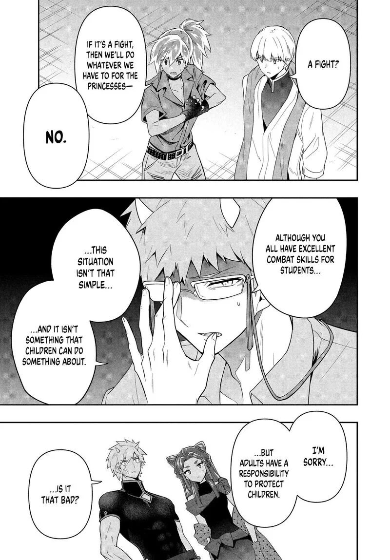 Roku-hime wa Kami Goei ni Koi wo Suru: Saikyou no Shugo Kishi, Tenseishite Mahou Gakuen ni Iku Chapter 67 page 3