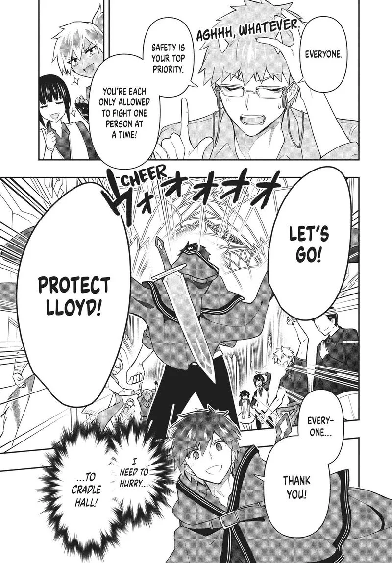 Roku-hime wa Kami Goei ni Koi wo Suru: Saikyou no Shugo Kishi, Tenseishite Mahou Gakuen ni Iku Chapter 75 page 9