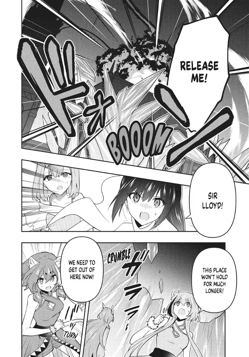 Roku-hime wa Kami Goei ni Koi wo Suru: Saikyou no Shugo Kishi, Tenseishite Mahou Gakuen ni Iku Chapter 85 page 14