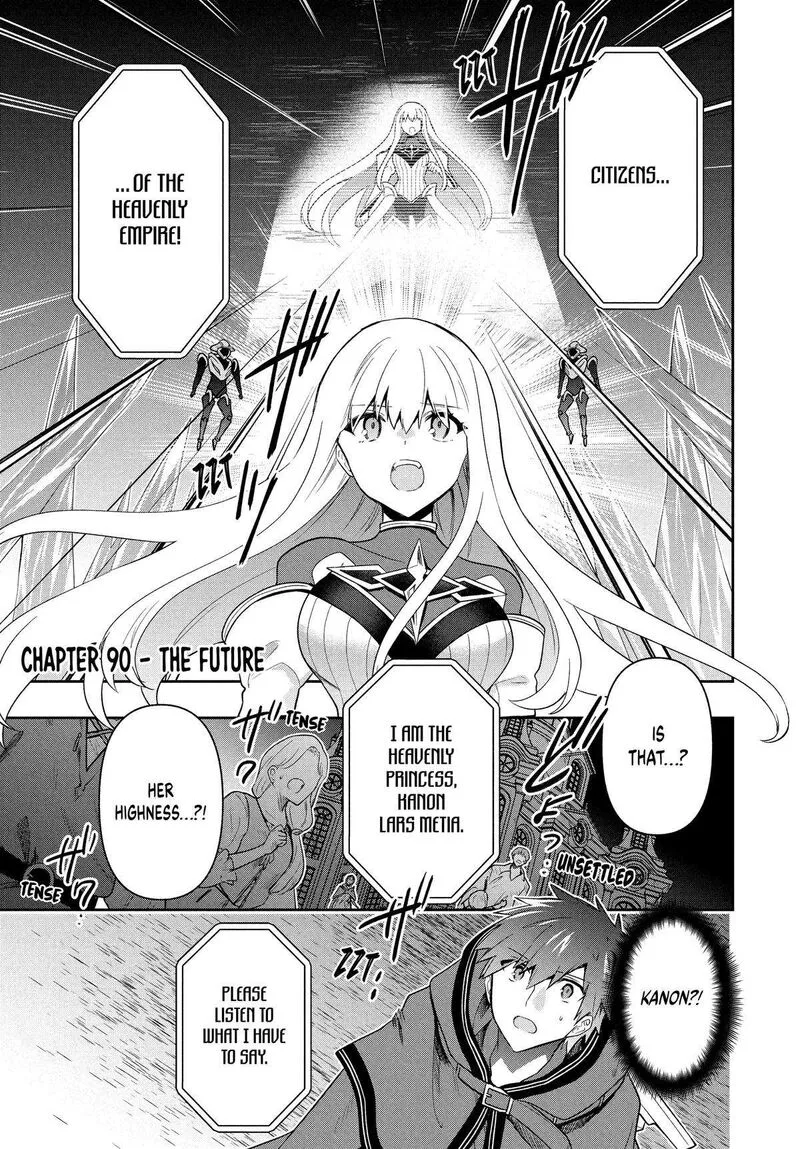 Roku-hime wa Kami Goei ni Koi wo Suru: Saikyou no Shugo Kishi, Tenseishite Mahou Gakuen ni Iku Chapter 90 page 1