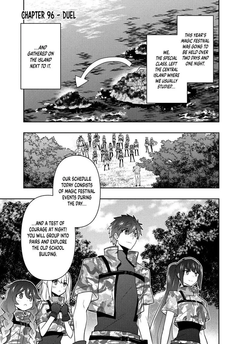 Roku-hime wa Kami Goei ni Koi wo Suru: Saikyou no Shugo Kishi, Tenseishite Mahou Gakuen ni Iku Chapter 96 page 3