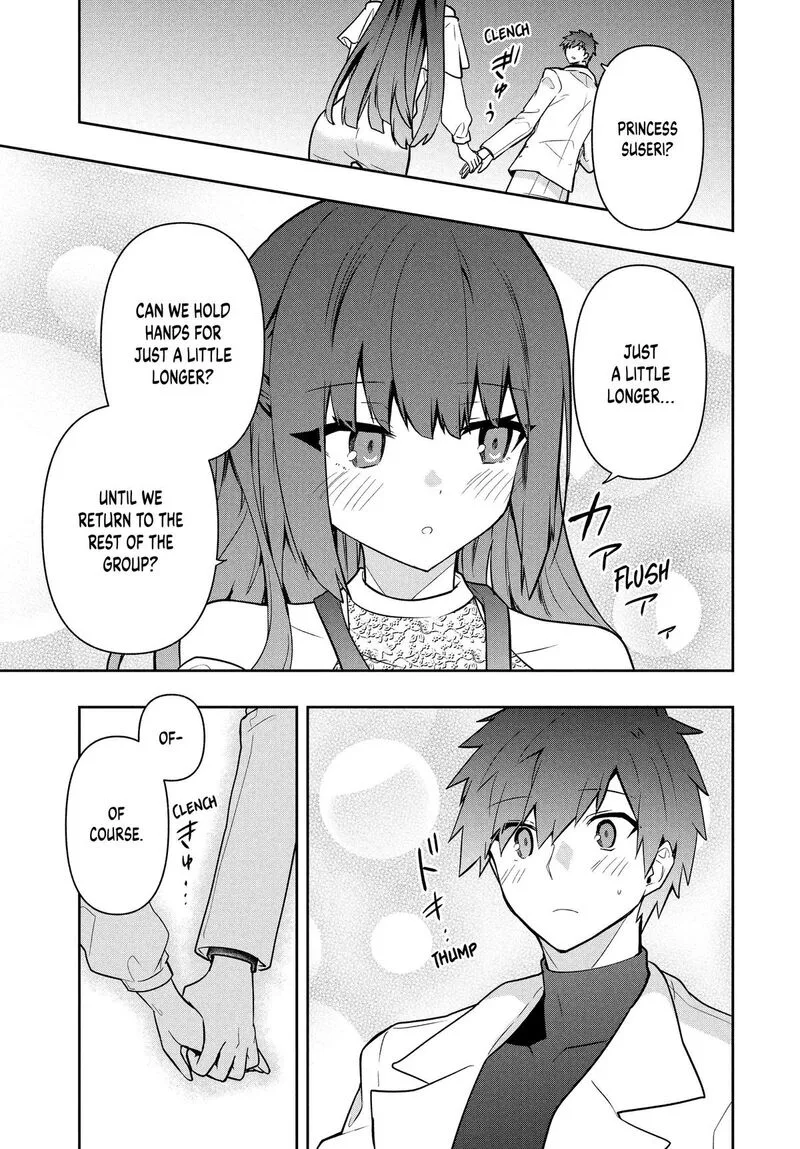 Roku-hime wa Kami Goei ni Koi wo Suru: Saikyou no Shugo Kishi, Tenseishite Mahou Gakuen ni Iku Chapter 98 page 9