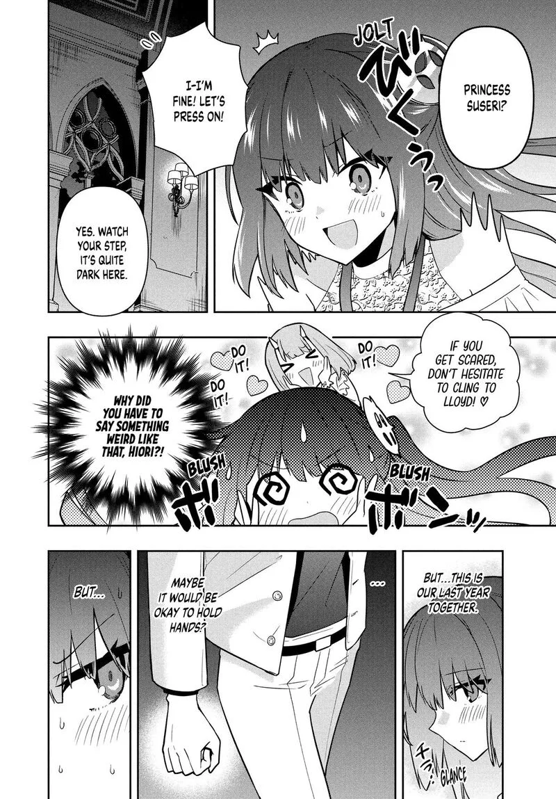 Roku-hime wa Kami Goei ni Koi wo Suru: Saikyou no Shugo Kishi, Tenseishite Mahou Gakuen ni Iku Chapter 98 page 2