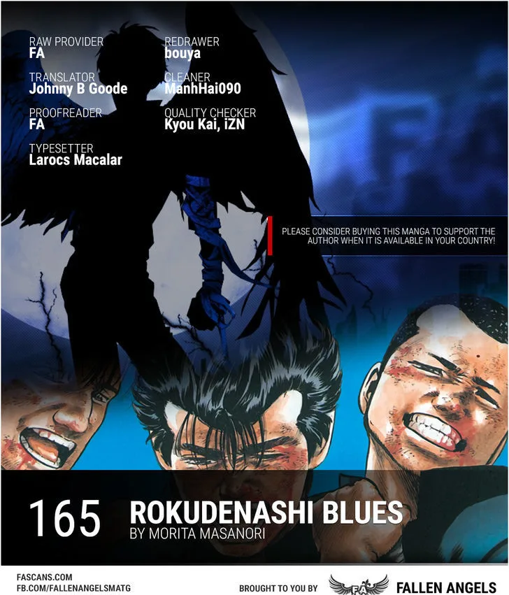 Rokudenashi Blues Chapter 165 page 1