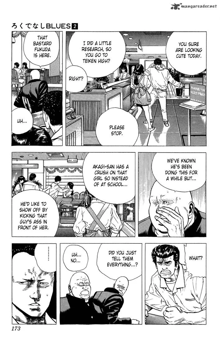 Rokudenashi Blues Chapter 17 page 12