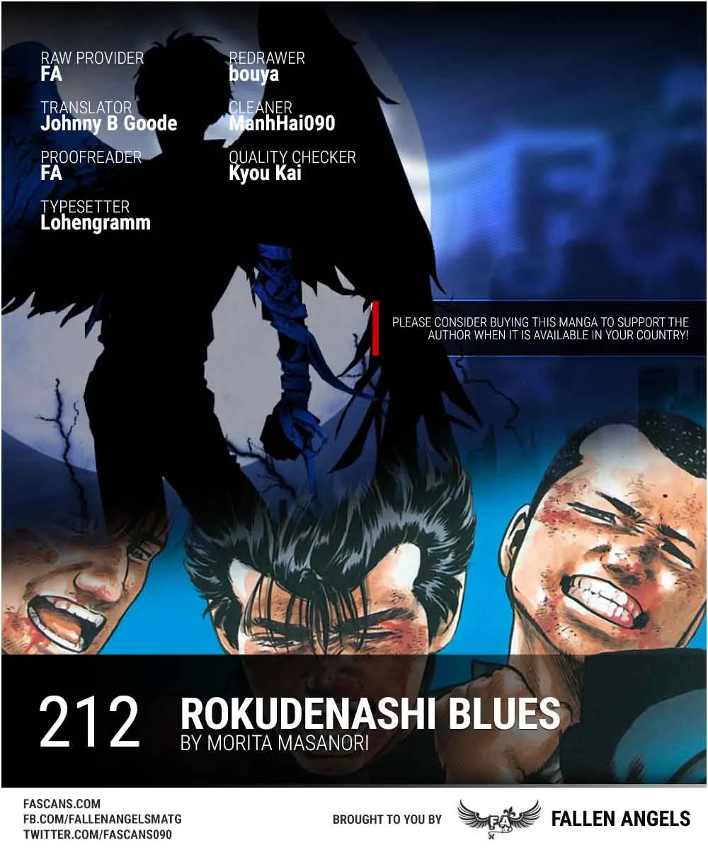Rokudenashi Blues Chapter 212 page 1