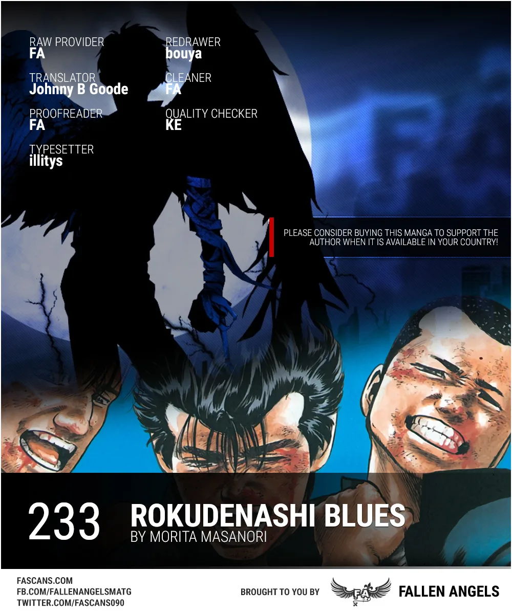 Rokudenashi Blues Chapter 233 page 1