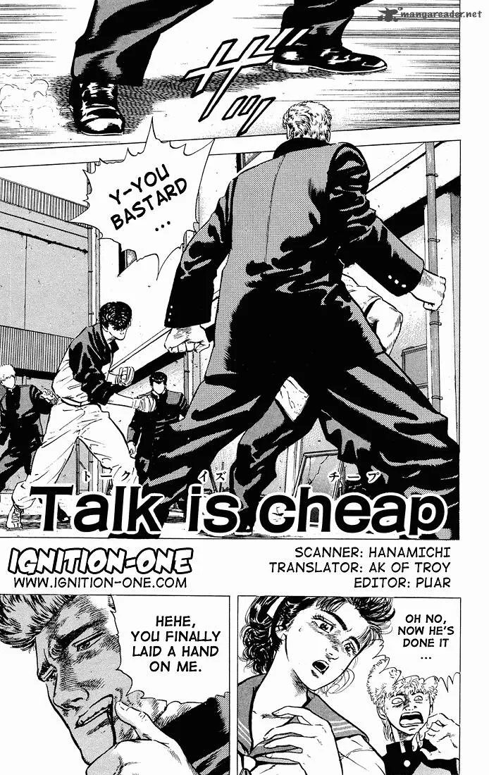 Rokudenashi Blues Chapter 27 page 1