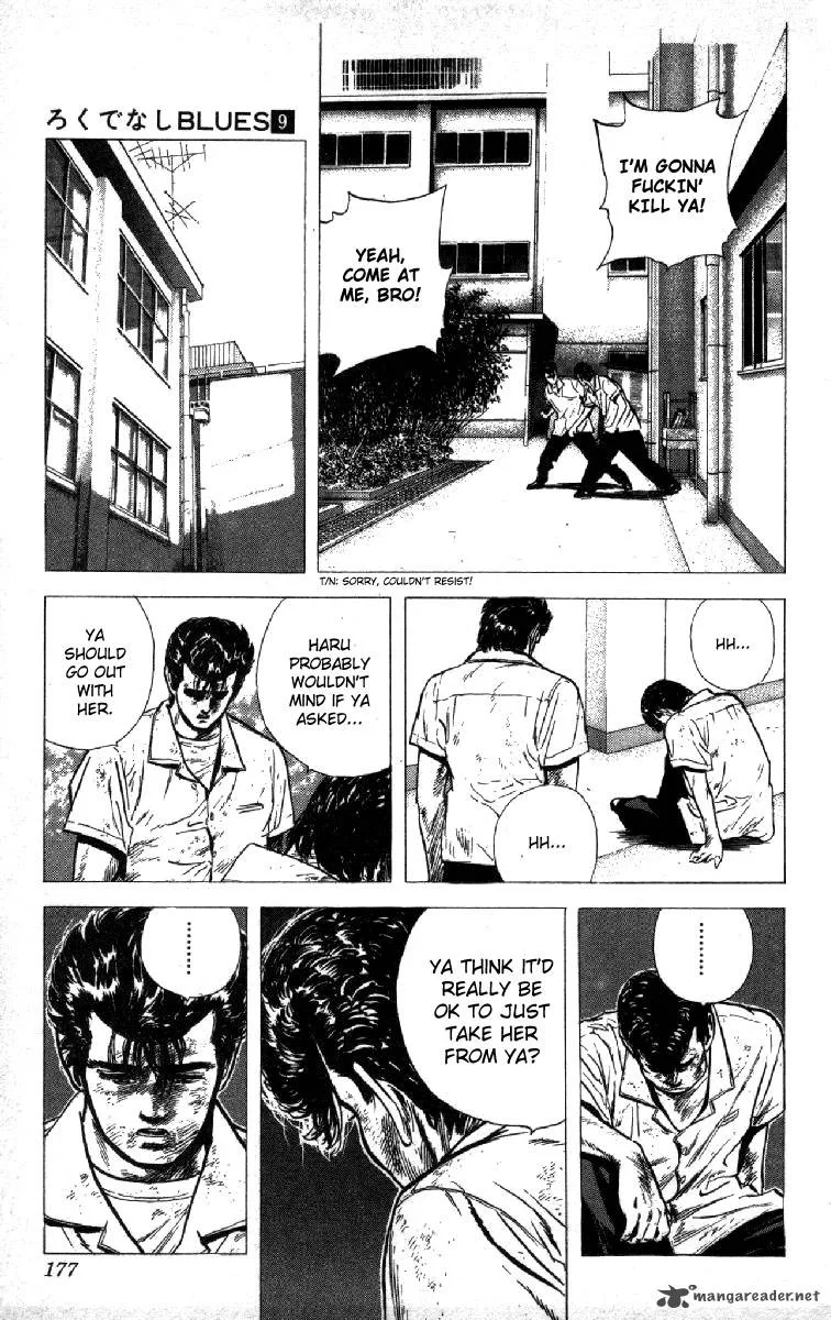Rokudenashi Blues Chapter 87 page 13