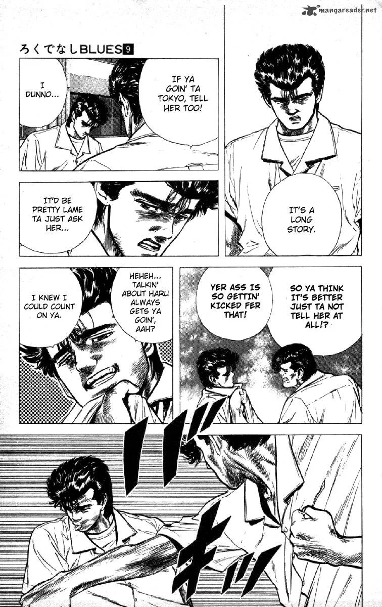 Rokudenashi Blues Chapter 87 page 9