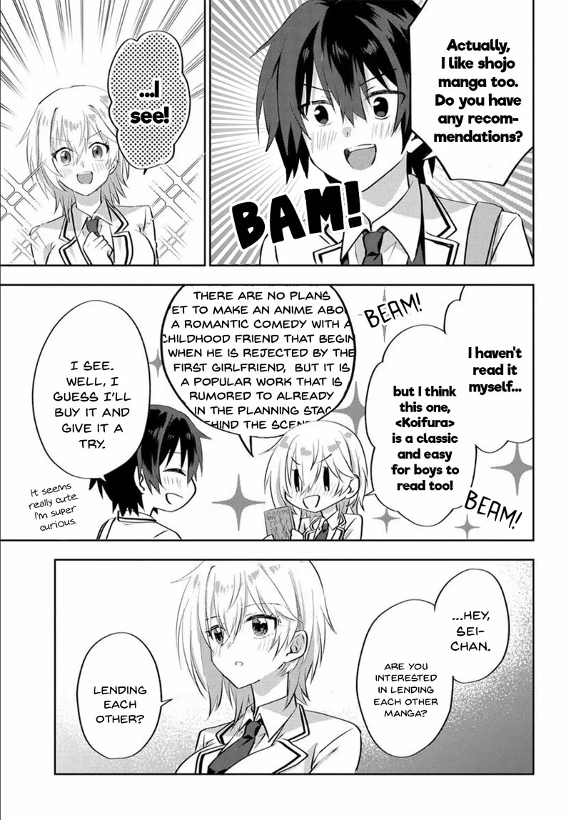 Romcom Manga ni Haitte Shimatta no de, Oshi no Make Heroine wo Zenryoku de Shiawase ni suru Chapter 5 page 9