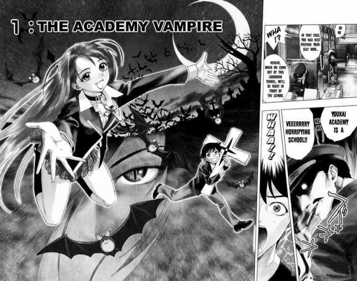 Rosario-Vampire Chapter 1 page 4