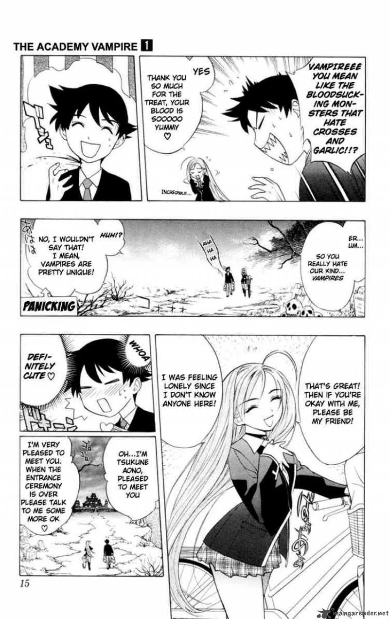 Rosario-Vampire Chapter 1 page 12