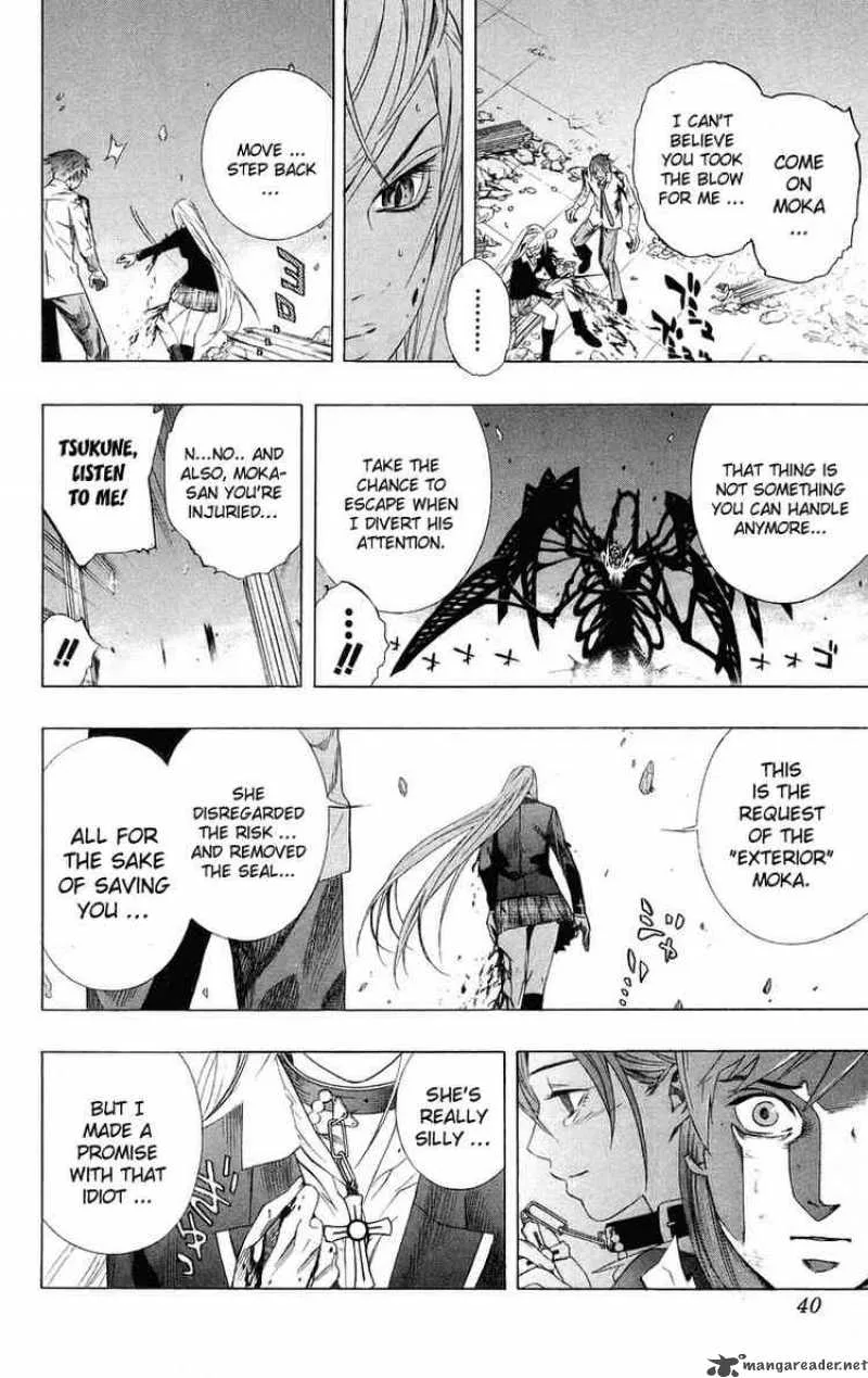 Rosario-Vampire Chapter 33 page 38