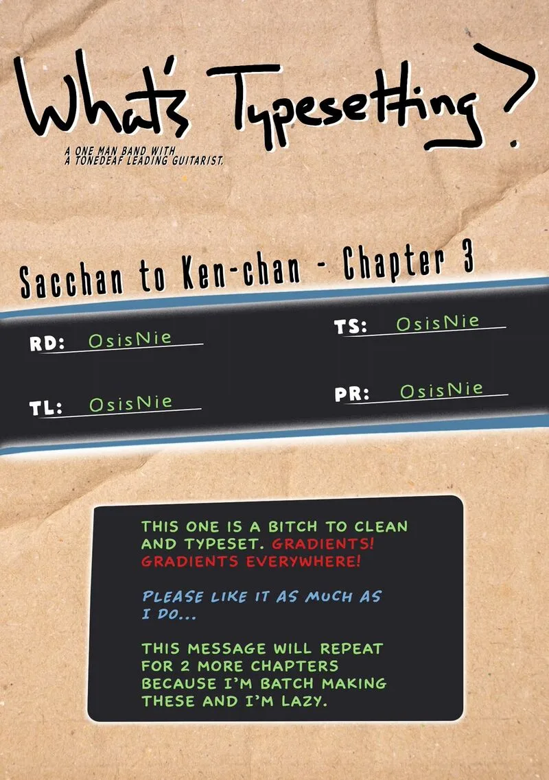 Sacchan to Ken-chan wa Kyou mo Itteru Chapter 3 page 9