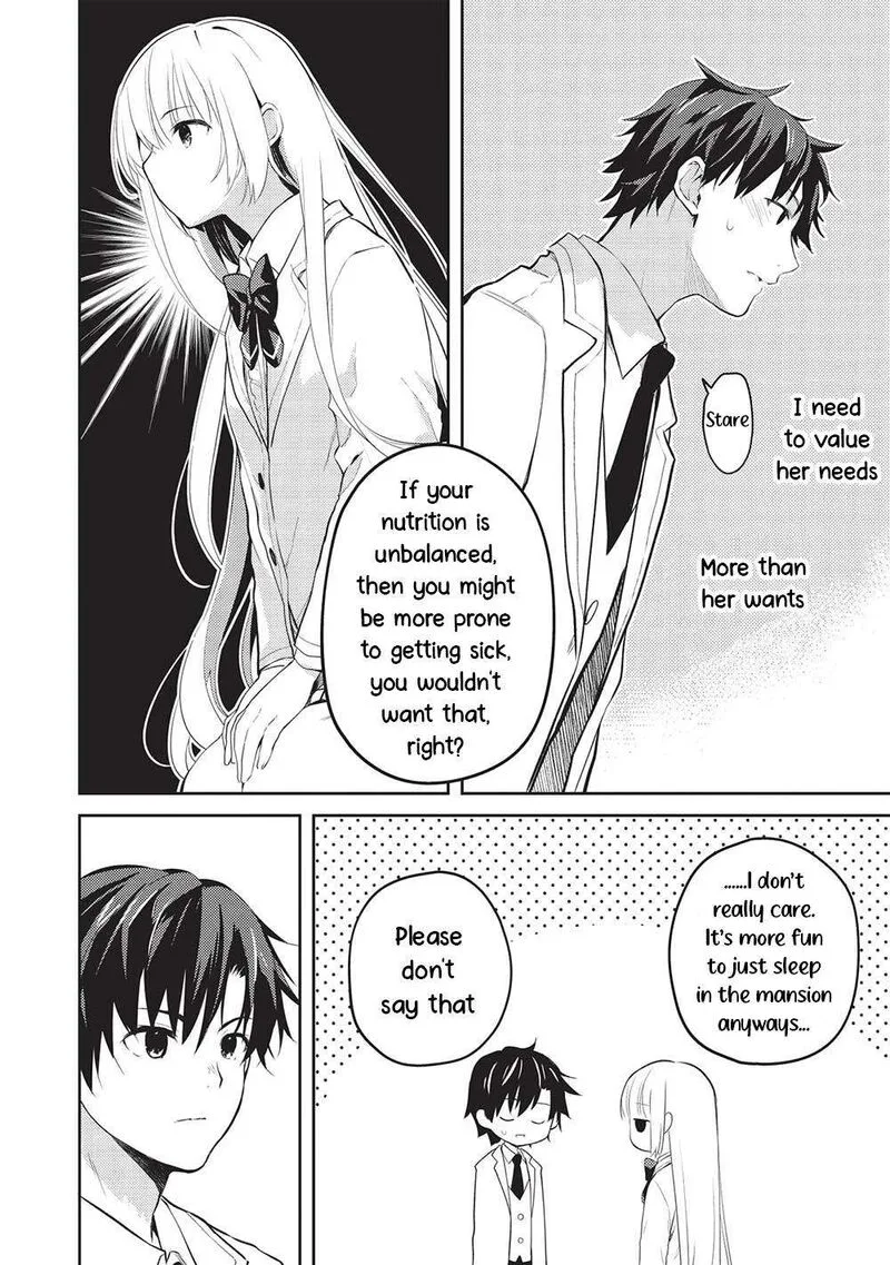 Saijo no Osewa Takane no Hana-darakena Meimon-kou de, Gakuin Ichi no Ojou-sama (Seikatsu Nouryoku Kaimu) wo Kagenagara Osewa suru Koto ni Narimashita Chapter 14 page 12