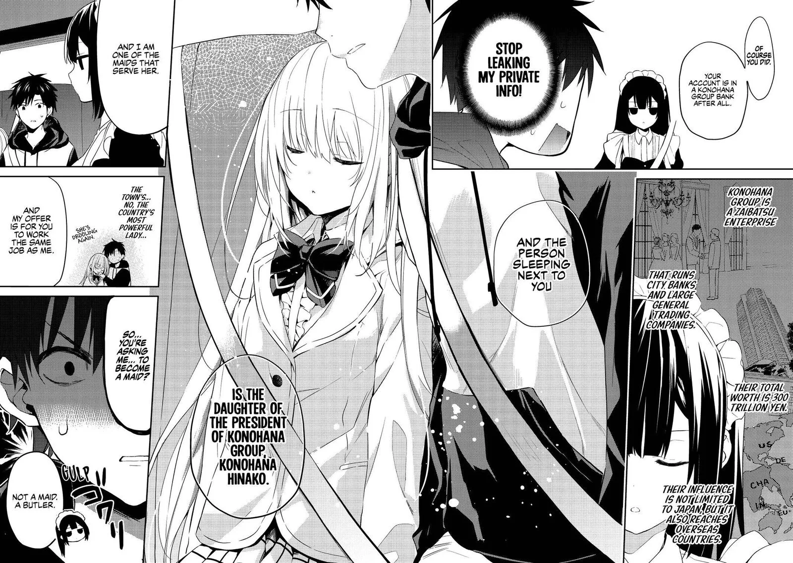 Saijo no Osewa Takane no Hana-darakena Meimon-kou de, Gakuin Ichi no Ojou-sama (Seikatsu Nouryoku Kaimu) wo Kagenagara Osewa suru Koto ni Narimashita Chapter 2 page 3