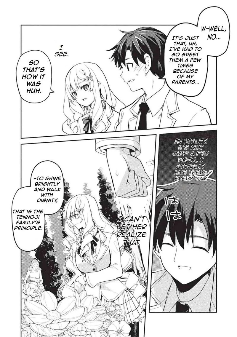 Saijo no Osewa Takane no Hana-darakena Meimon-kou de, Gakuin Ichi no Ojou-sama (Seikatsu Nouryoku Kaimu) wo Kagenagara Osewa suru Koto ni Narimashita Chapter 28 page 5