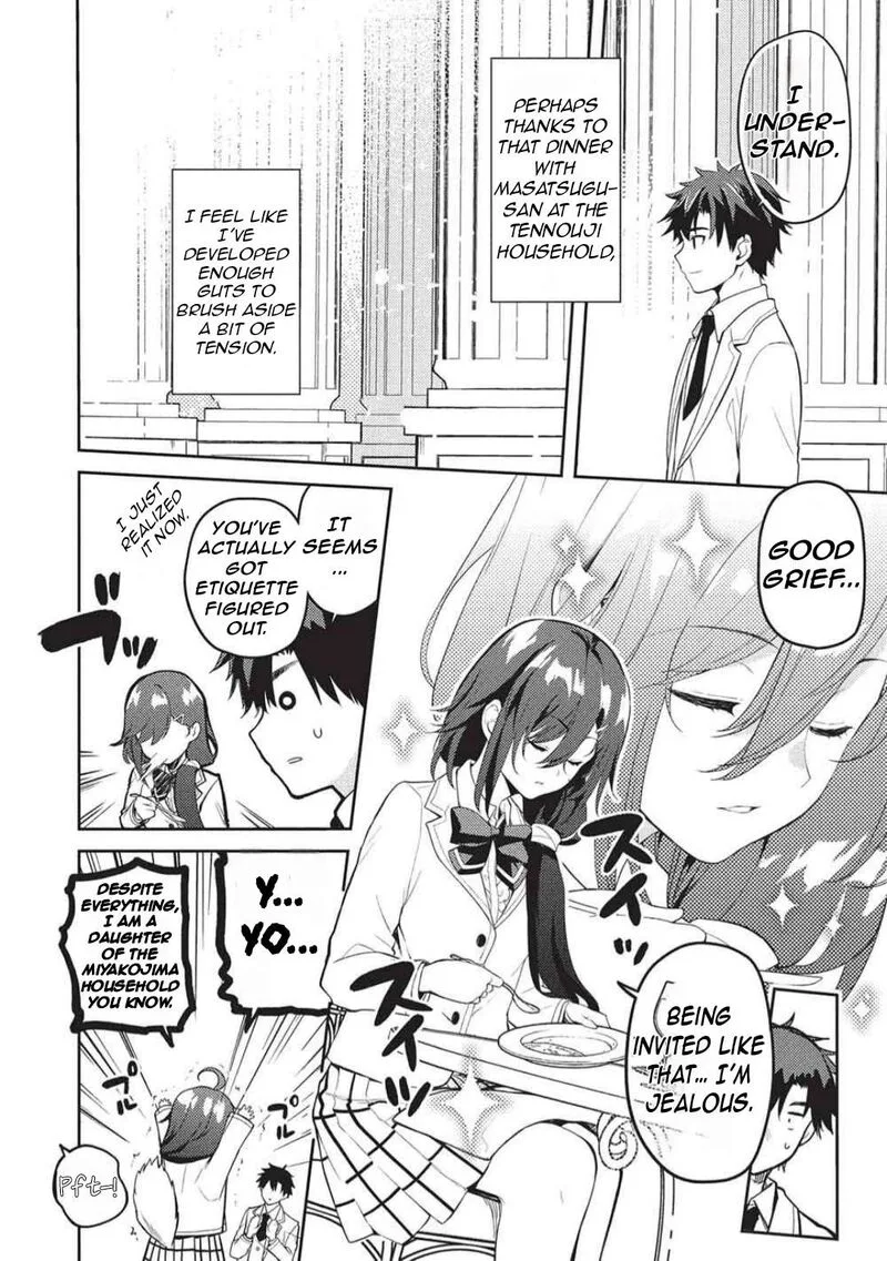 Saijo no Osewa Takane no Hana-darakena Meimon-kou de, Gakuin Ichi no Ojou-sama (Seikatsu Nouryoku Kaimu) wo Kagenagara Osewa suru Koto ni Narimashita Chapter 32 page 23