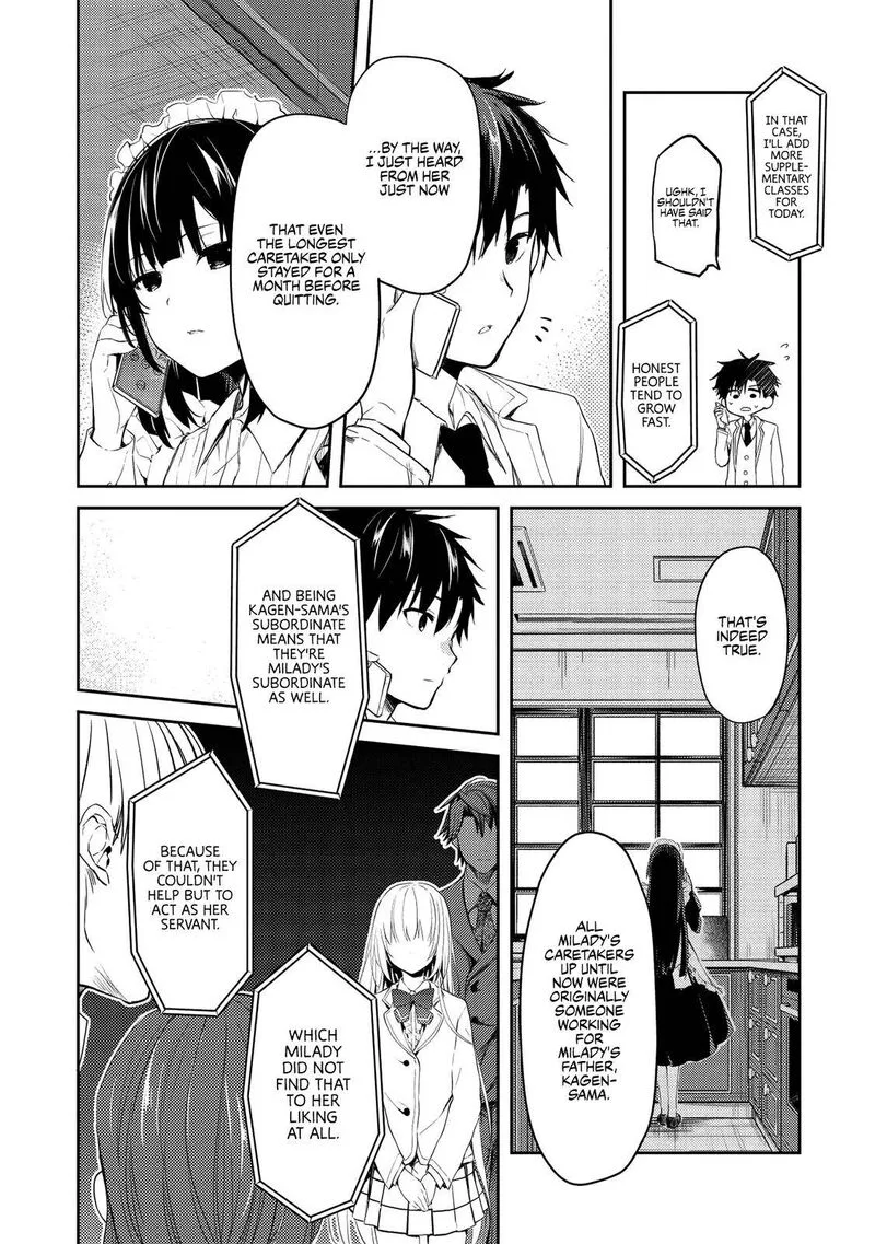 Saijo no Osewa Takane no Hana-darakena Meimon-kou de, Gakuin Ichi no Ojou-sama (Seikatsu Nouryoku Kaimu) wo Kagenagara Osewa suru Koto ni Narimashita Chapter 4 page 13