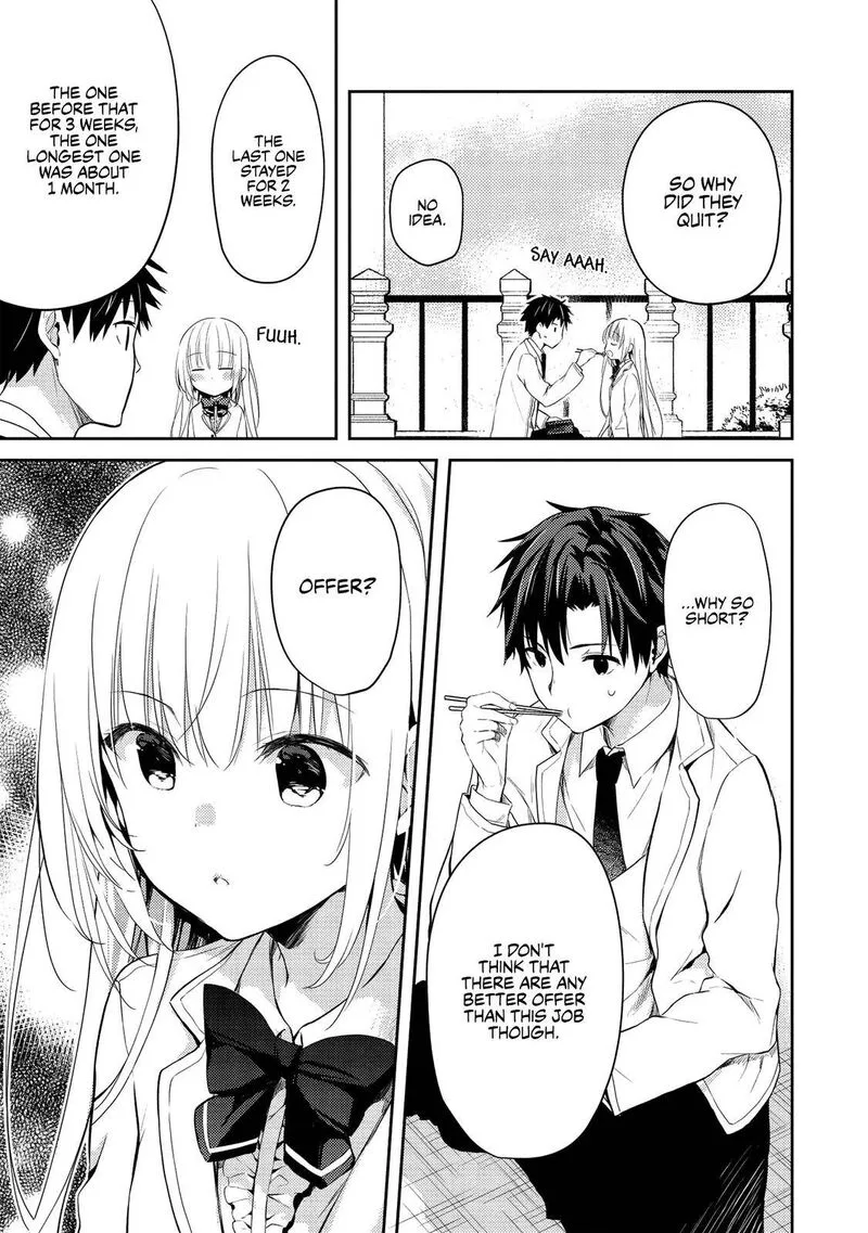 Saijo no Osewa Takane no Hana-darakena Meimon-kou de, Gakuin Ichi no Ojou-sama (Seikatsu Nouryoku Kaimu) wo Kagenagara Osewa suru Koto ni Narimashita Chapter 4 page 8