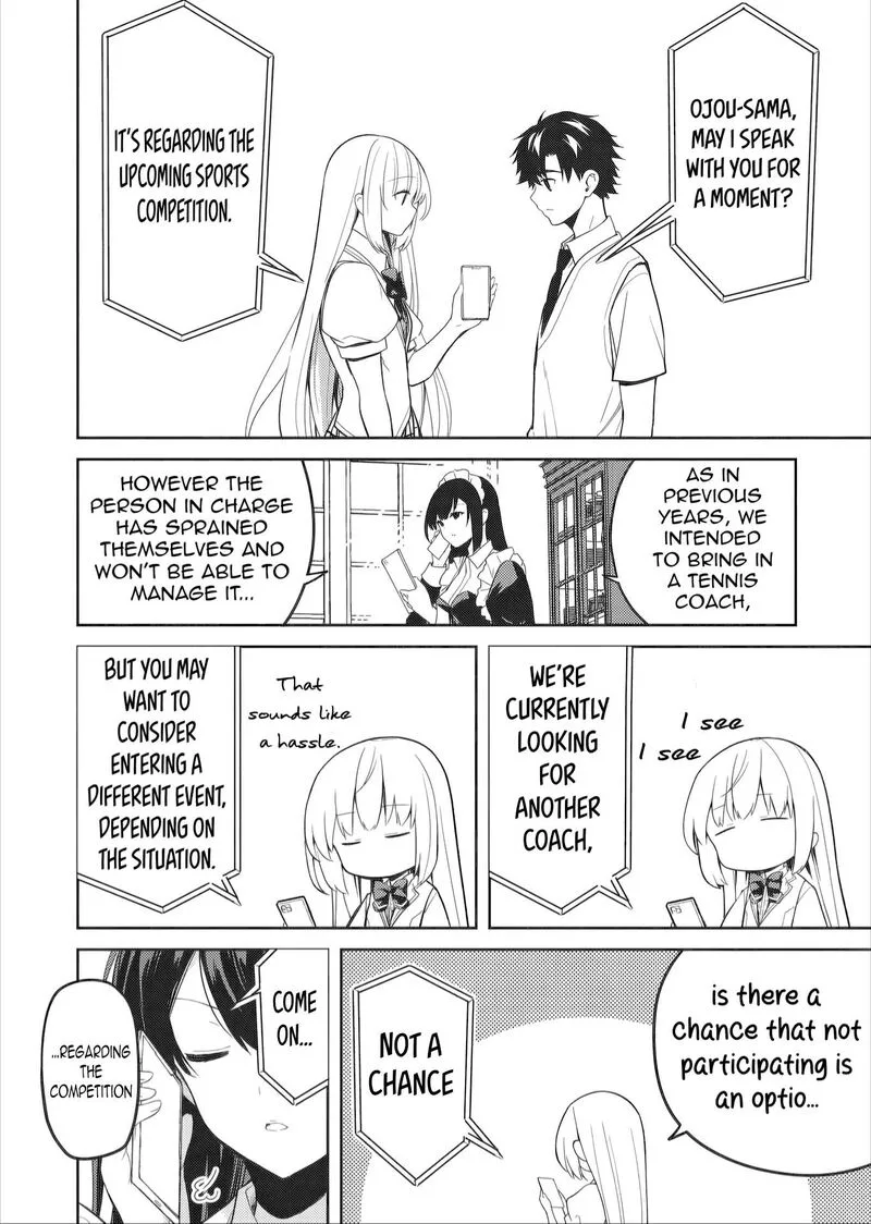 Saijo no Osewa Takane no Hana-darakena Meimon-kou de, Gakuin Ichi no Ojou-sama (Seikatsu Nouryoku Kaimu) wo Kagenagara Osewa suru Koto ni Narimashita Chapter 42 page 21