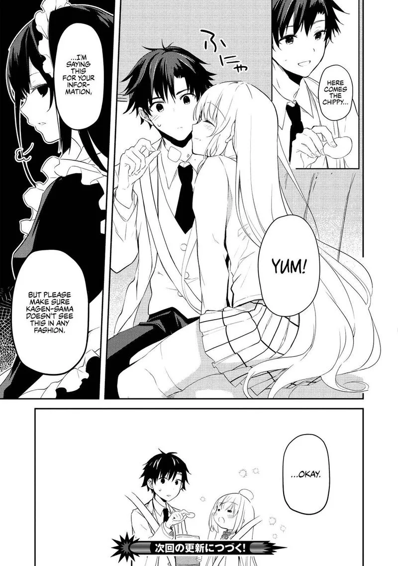 Saijo no Osewa Takane no Hana-darakena Meimon-kou de, Gakuin Ichi no Ojou-sama (Seikatsu Nouryoku Kaimu) wo Kagenagara Osewa suru Koto ni Narimashita Chapter 5 page 23