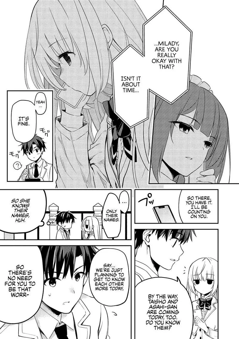Saijo no Osewa Takane no Hana-darakena Meimon-kou de, Gakuin Ichi no Ojou-sama (Seikatsu Nouryoku Kaimu) wo Kagenagara Osewa suru Koto ni Narimashita Chapter 9 page 9