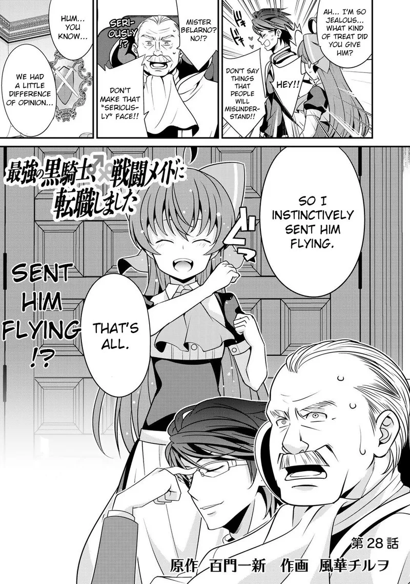 Saikyou no Kurokishi, Sentou Maid ni Tenshoku shimashita Chapter 28 page 3