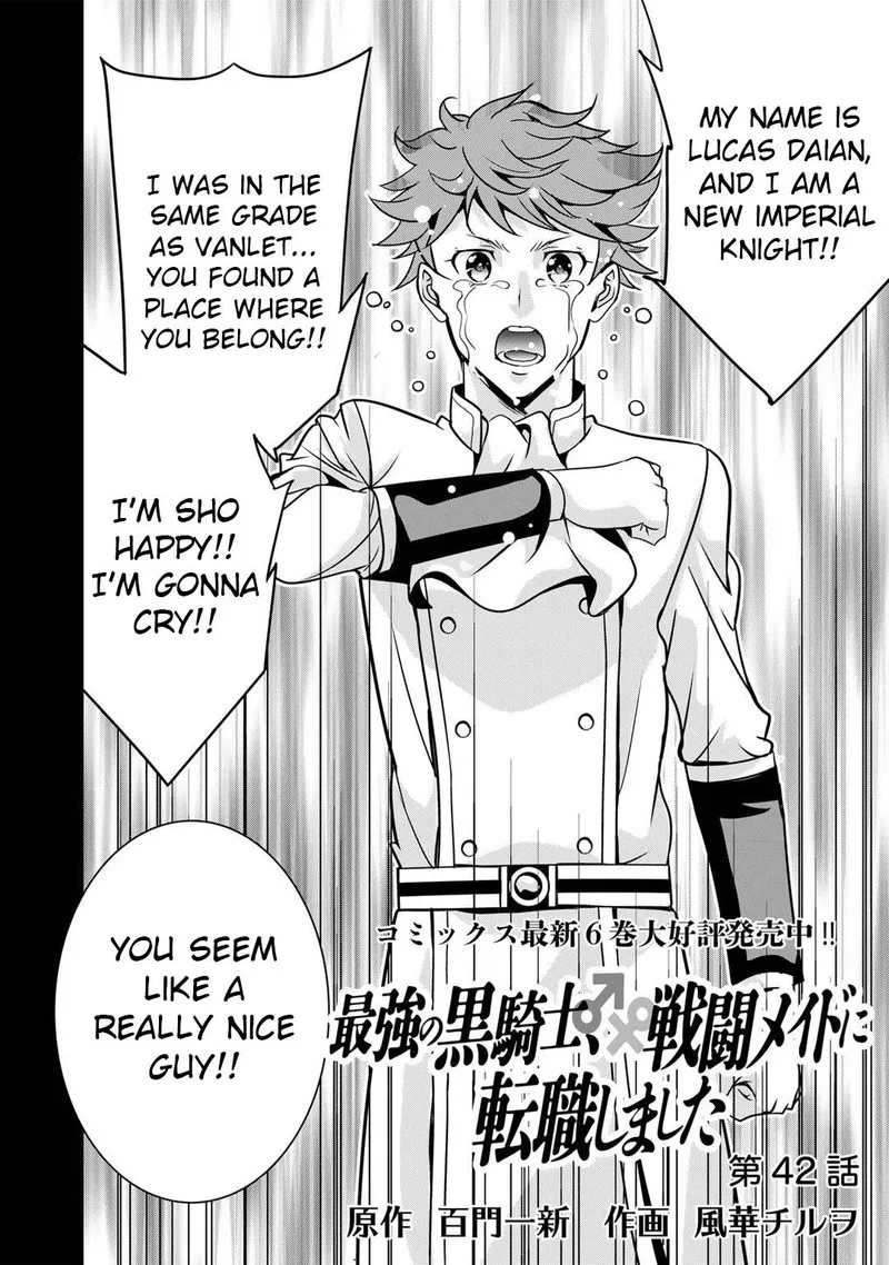 Saikyou no Kurokishi, Sentou Maid ni Tenshoku shimashita Chapter 42 page 2