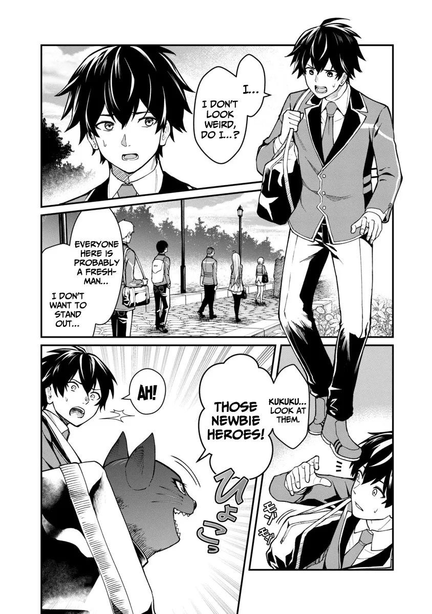 Saikyou no Maou ni Kitaerareta Yuusha Isekai Kikanshatati no Gakuen de Musou Suru Chapter 1.1 page 6