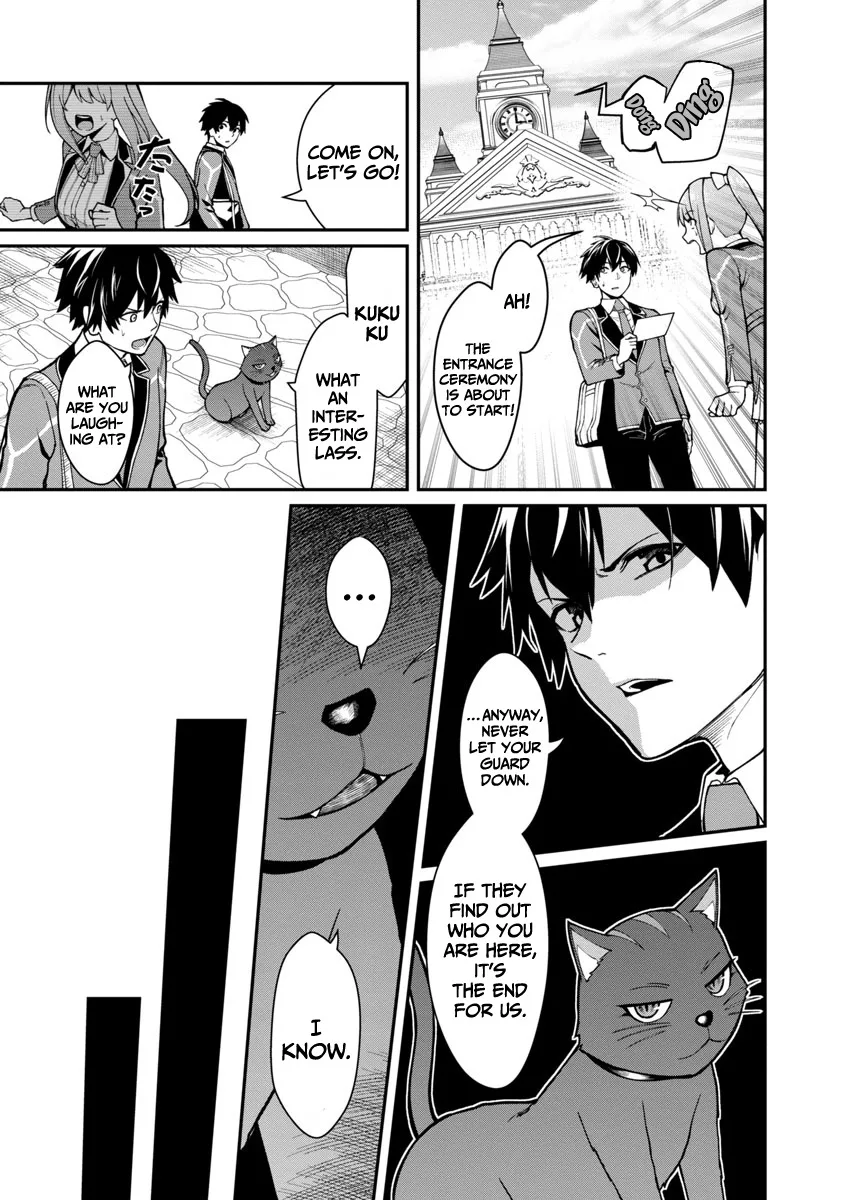 Saikyou no Maou ni Kitaerareta Yuusha Isekai Kikanshatati no Gakuen de Musou Suru Chapter 1.1 page 10