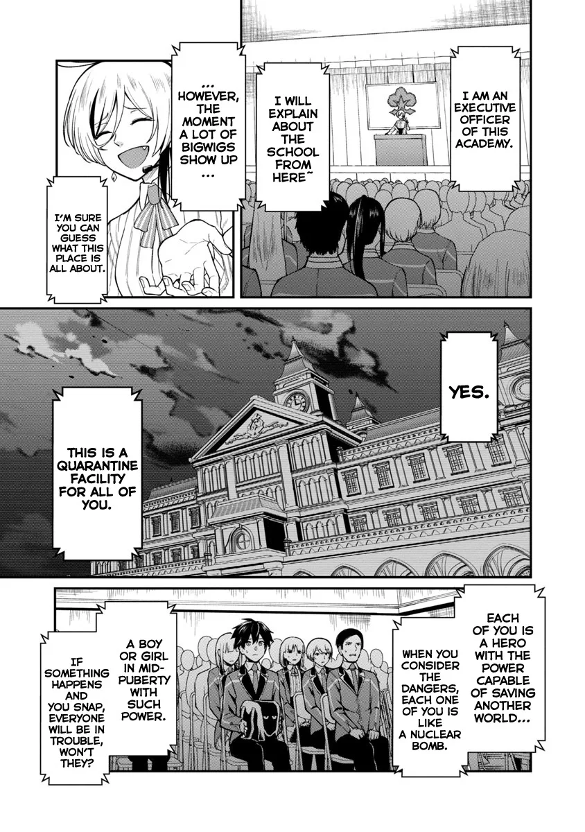 Saikyou no Maou ni Kitaerareta Yuusha Isekai Kikanshatati no Gakuen de Musou Suru Chapter 1.1 page 14