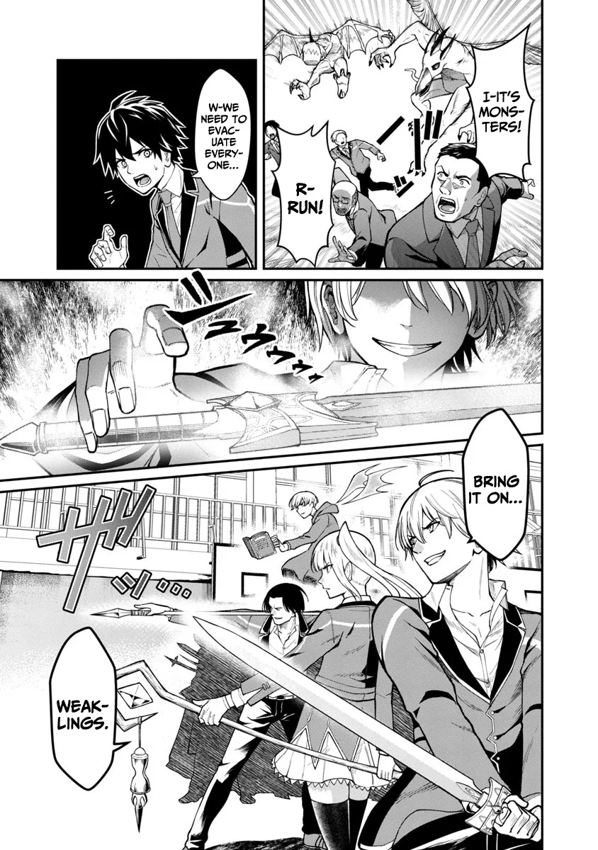 Saikyou no Maou ni Kitaerareta Yuusha Isekai Kikanshatati no Gakuen de Musou Suru Chapter 1.2 page 2
