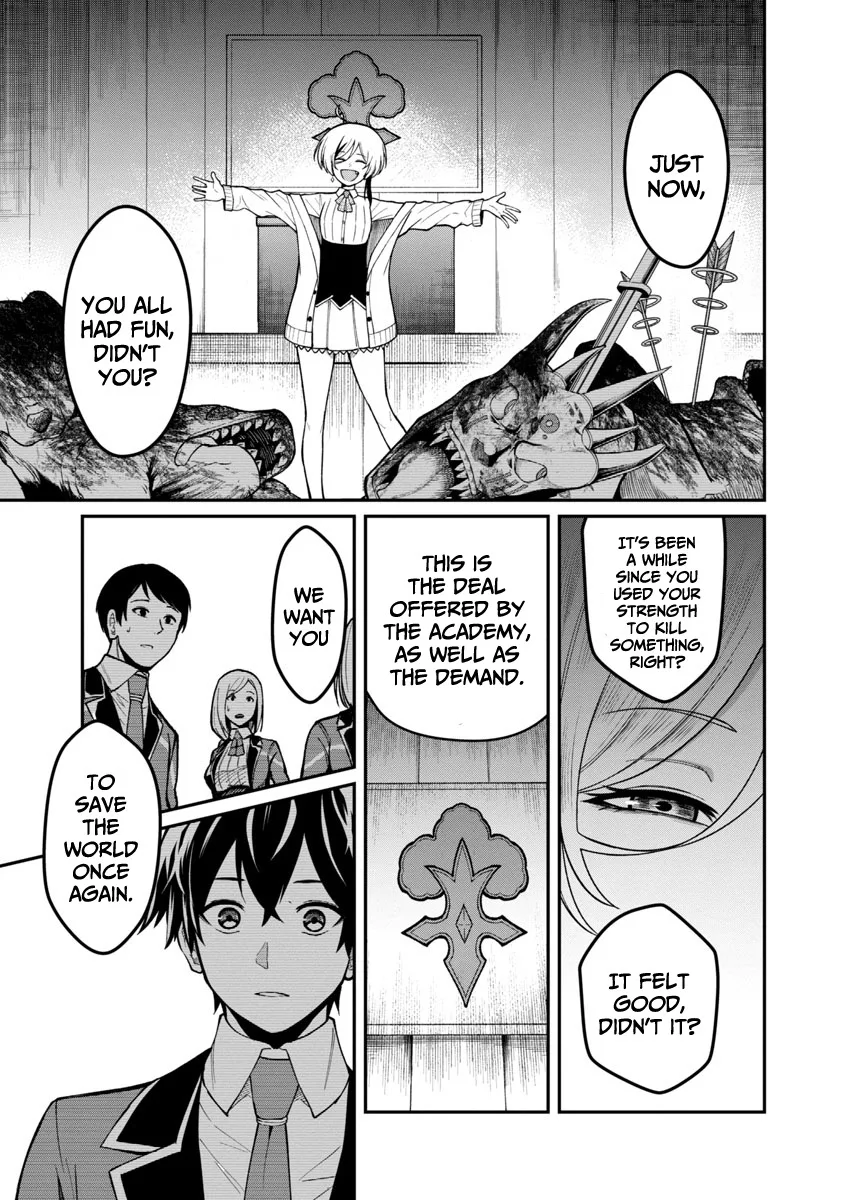 Saikyou no Maou ni Kitaerareta Yuusha Isekai Kikanshatati no Gakuen de Musou Suru Chapter 1.2 page 5