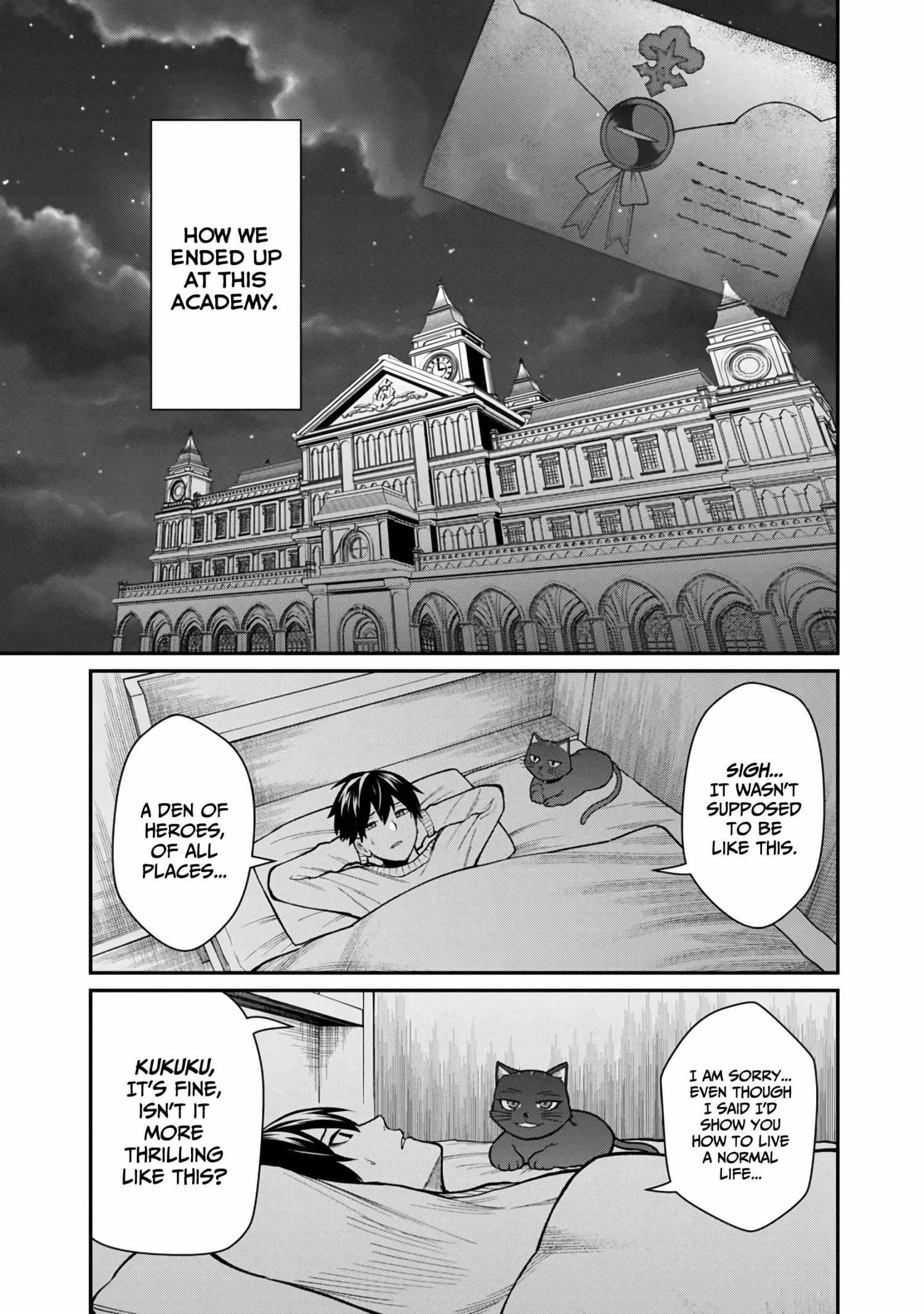 Saikyou no Maou ni Kitaerareta Yuusha Isekai Kikanshatati no Gakuen de Musou Suru Chapter 3 page 35