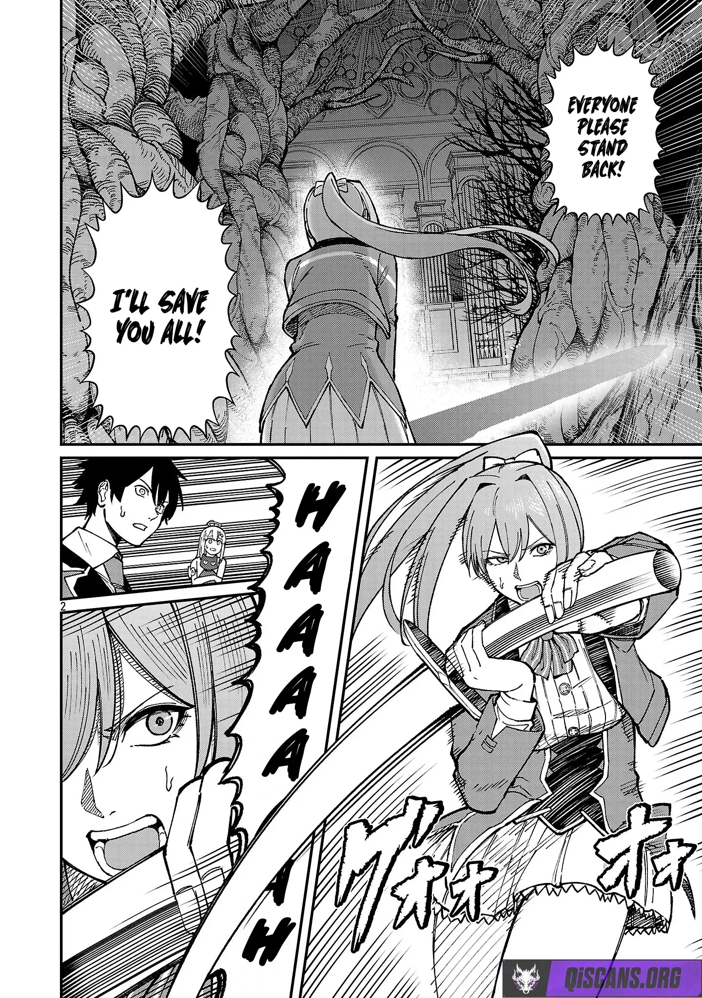 Saikyou no Maou ni Kitaerareta Yuusha Isekai Kikanshatati no Gakuen de Musou Suru Chapter 39 page 4