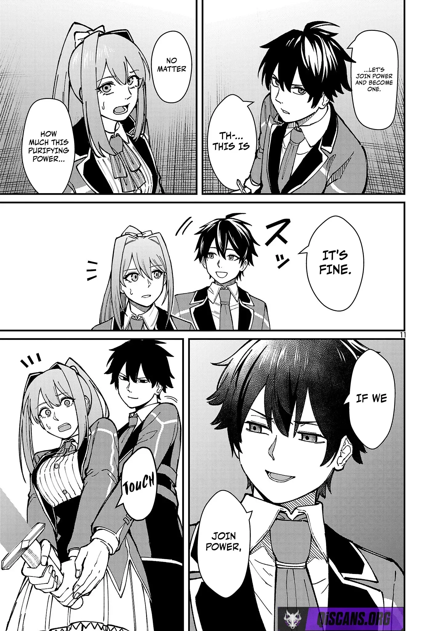 Saikyou no Maou ni Kitaerareta Yuusha Isekai Kikanshatati no Gakuen de Musou Suru Chapter 39 page 13