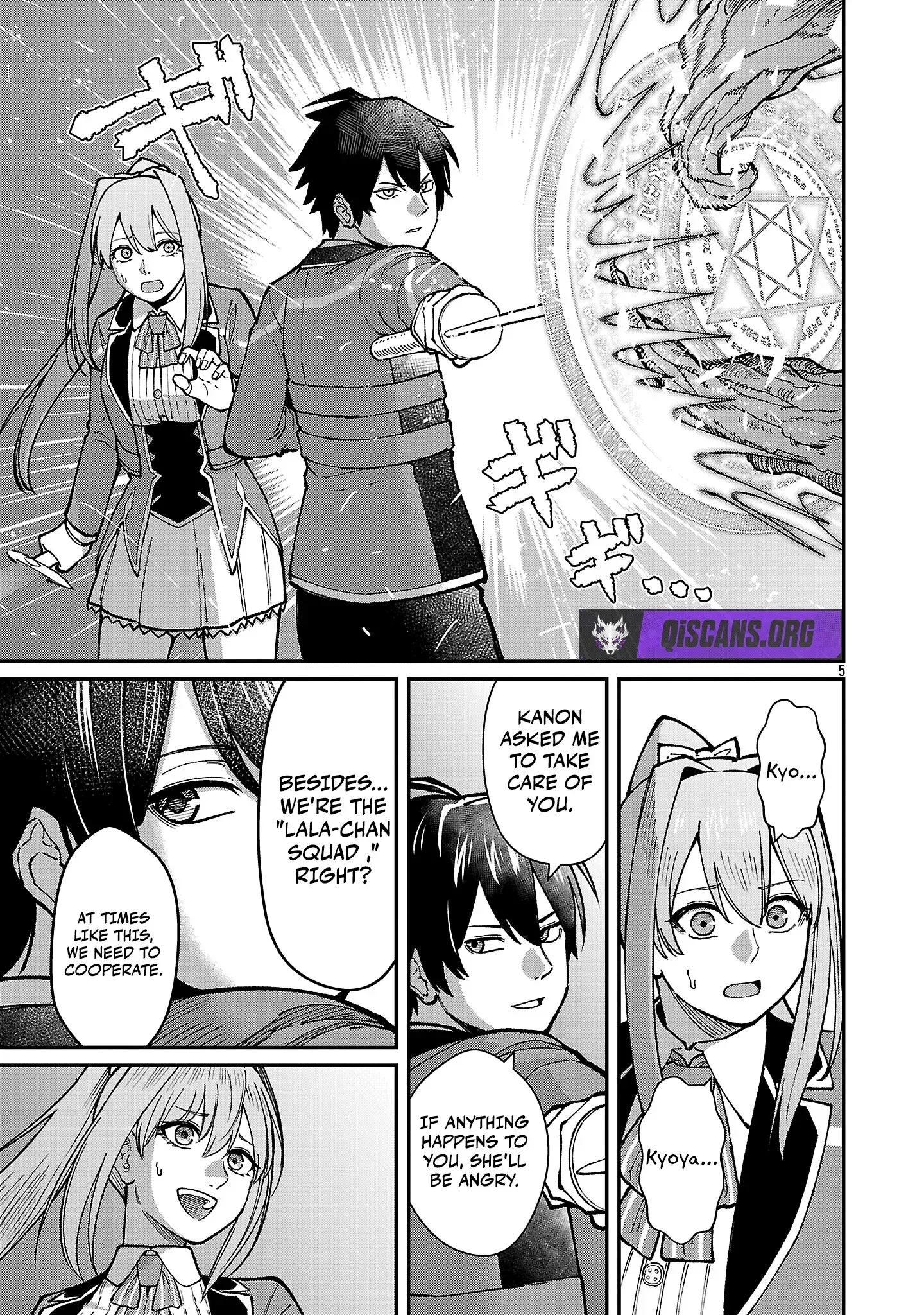 Saikyou no Maou ni Kitaerareta Yuusha Isekai Kikanshatati no Gakuen de Musou Suru Chapter 39 page 7