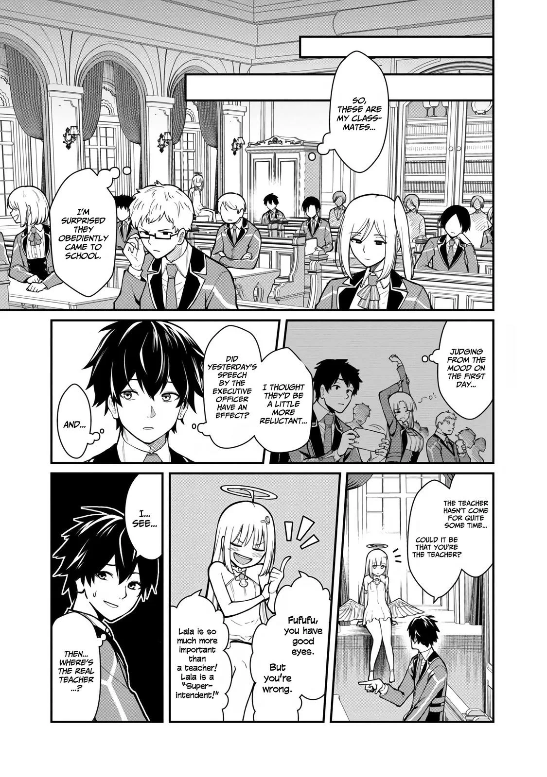 Saikyou no Maou ni Kitaerareta Yuusha Isekai Kikanshatati no Gakuen de Musou Suru Chapter 4 page 16