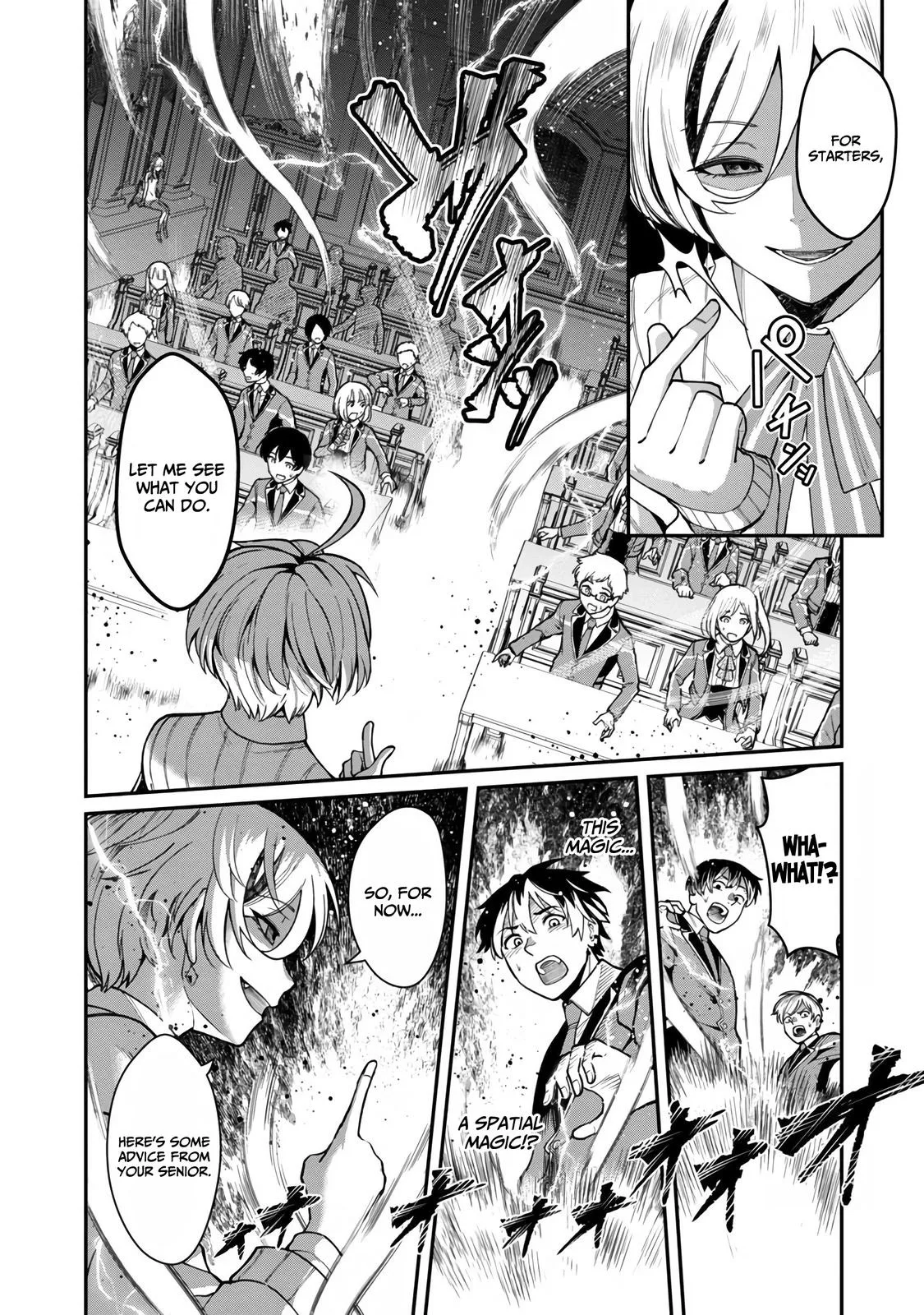 Saikyou no Maou ni Kitaerareta Yuusha Isekai Kikanshatati no Gakuen de Musou Suru Chapter 4 page 19