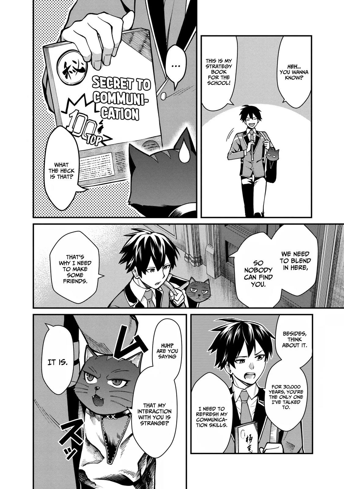 Saikyou no Maou ni Kitaerareta Yuusha Isekai Kikanshatati no Gakuen de Musou Suru Chapter 4 page 5