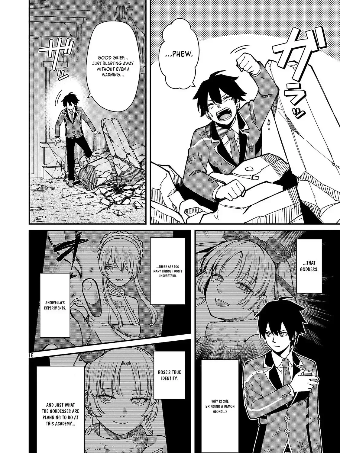 Saikyou no Maou ni Kitaerareta Yuusha Isekai Kikanshatati no Gakuen de Musou Suru Chapter 40.2 page 13