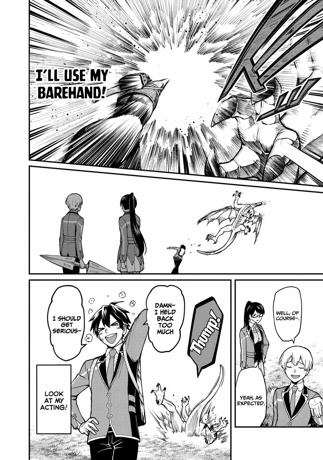Saikyou no Maou ni Kitaerareta Yuusha Isekai Kikanshatati no Gakuen de Musou Suru Chapter 5 page 10