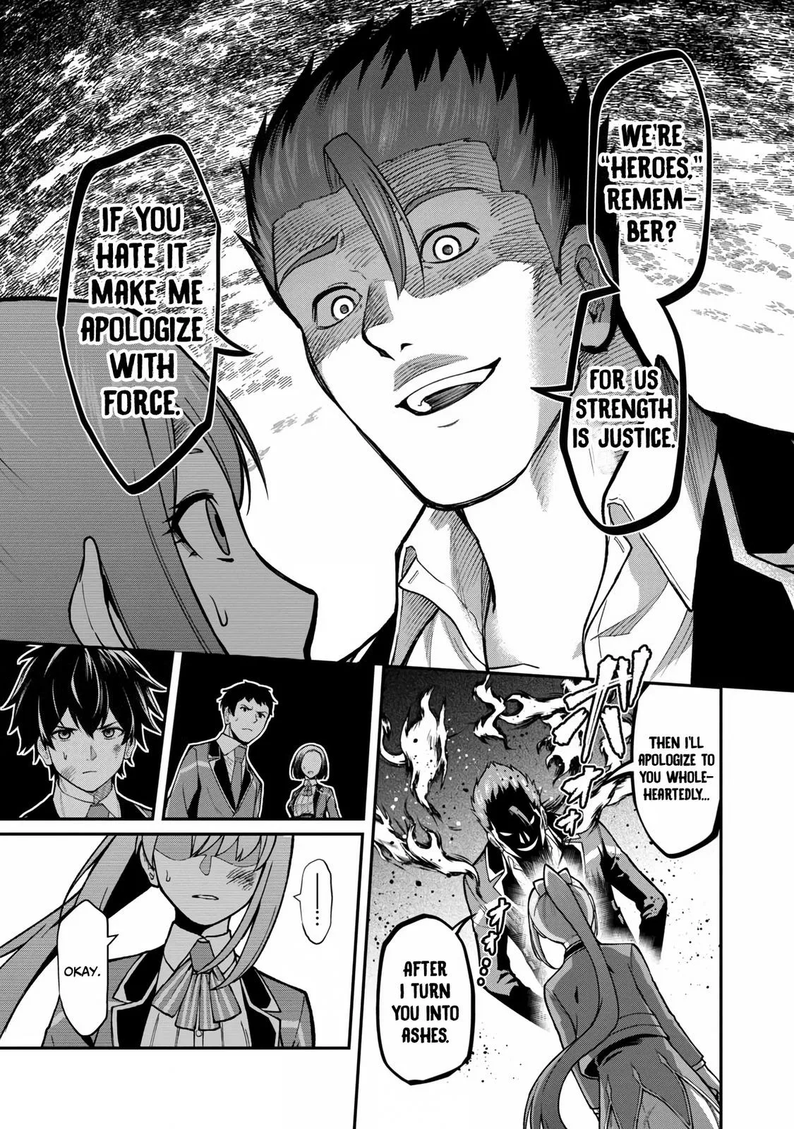 Saikyou no Maou ni Kitaerareta Yuusha Isekai Kikanshatati no Gakuen de Musou Suru Chapter 5 page 24