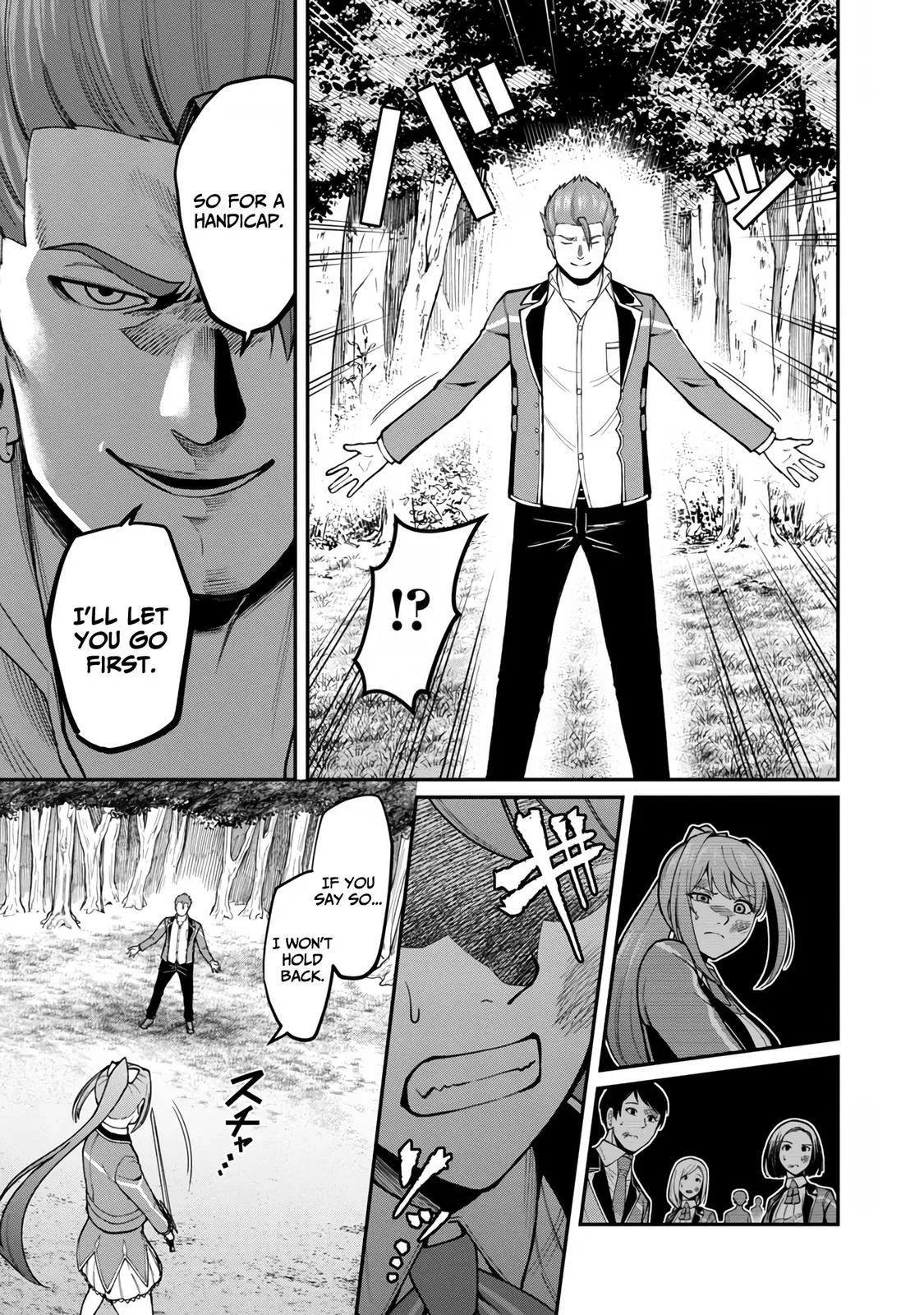 Saikyou no Maou ni Kitaerareta Yuusha Isekai Kikanshatati no Gakuen de Musou Suru Chapter 6 page 6