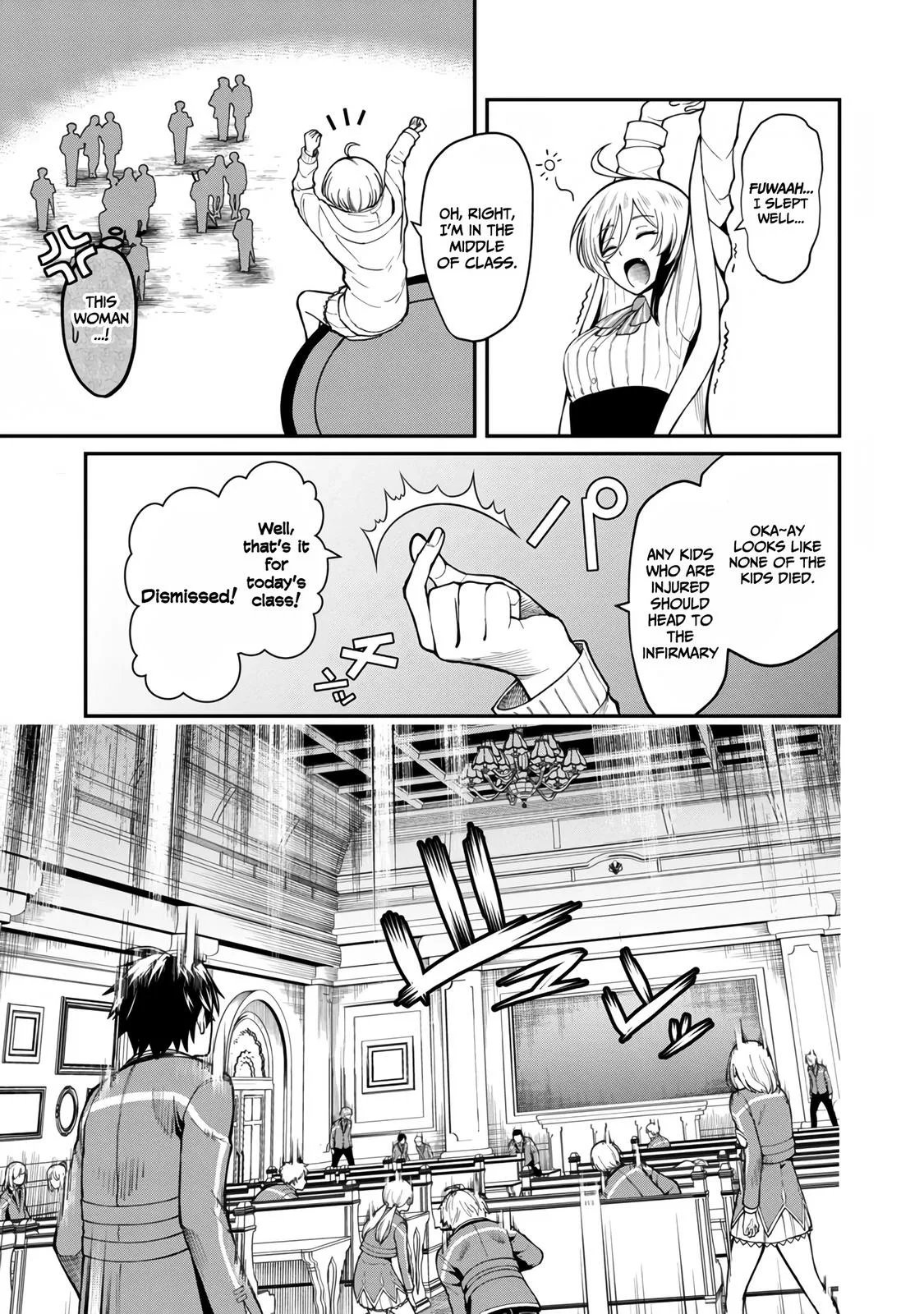 Saikyou no Maou ni Kitaerareta Yuusha Isekai Kikanshatati no Gakuen de Musou Suru Chapter 6 page 26
