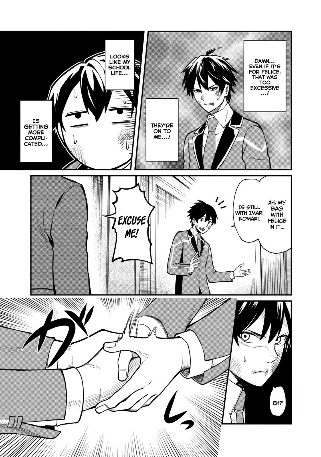 Saikyou no Maou ni Kitaerareta Yuusha Isekai Kikanshatati no Gakuen de Musou Suru Chapter 6 page 28
