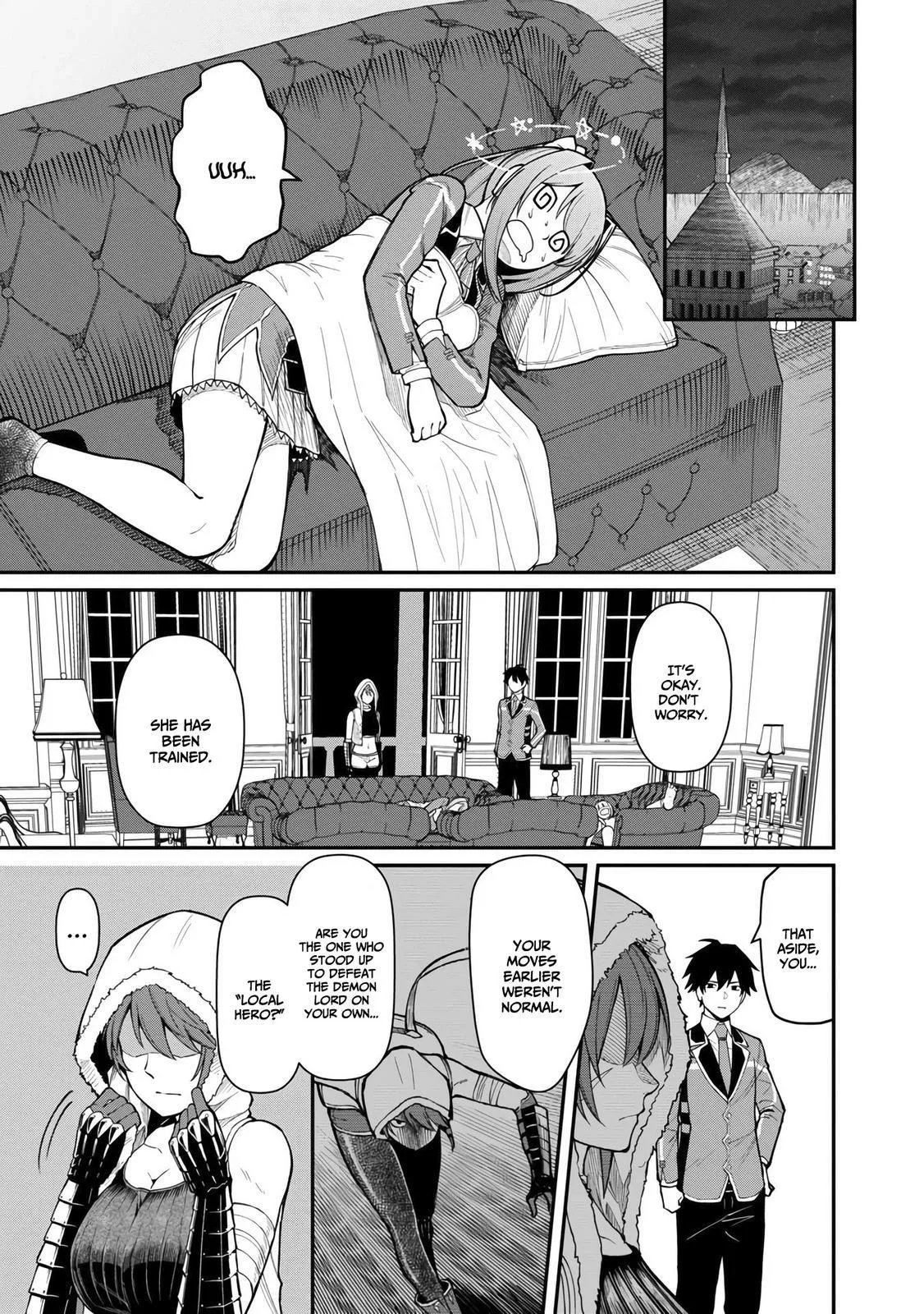 Saikyou no Maou ni Kitaerareta Yuusha Isekai Kikanshatati no Gakuen de Musou Suru Chapter 9 page 8
