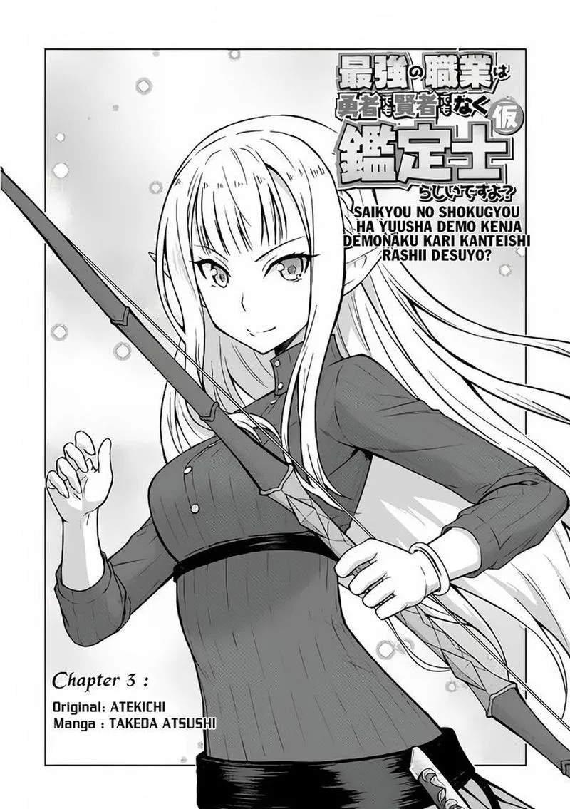 Saikyou no Shokugyou wa Yuusha demo Kenja demo naku Kanteishi (Kari) rashii desu yo? Chapter 3 page 2